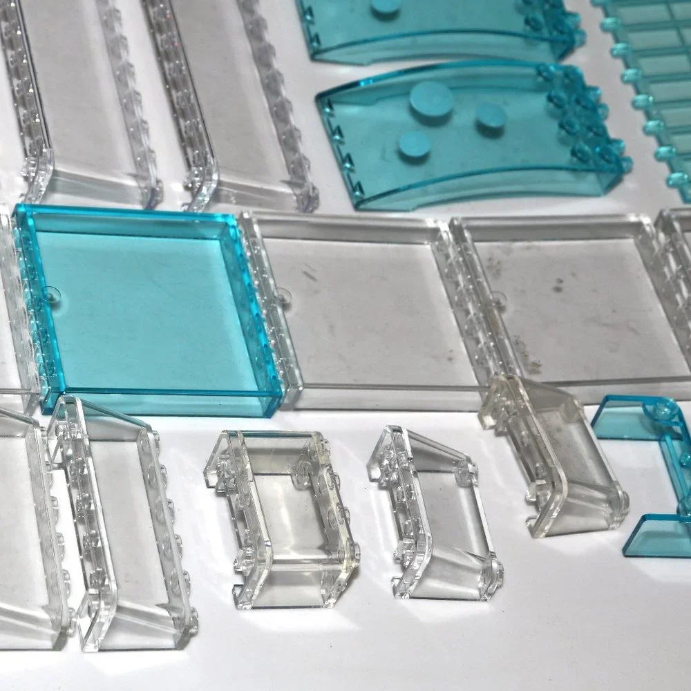 LEGO clear windscreen 3823, 24607, 4176, panel 59349, 46413, 46361, dome canopy